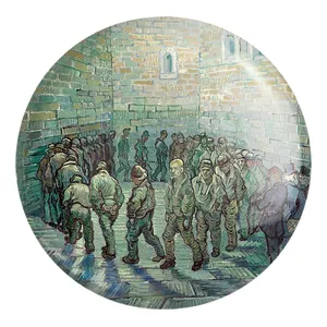 پیکسل خندالو طرح نقاشی هواخوری زندانیان اثر ونسان ونگوگ کد 25472 مدل بزرگ