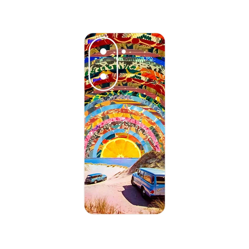 برچسب پوششی ماهوت مدل Collage of Orange Sky مناسب برای گوشی موبایل شیائومی Poco C71