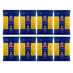 ماکارونی فرمی پروانه ای زرماکارون - 500 گرم بسته 8 عددی