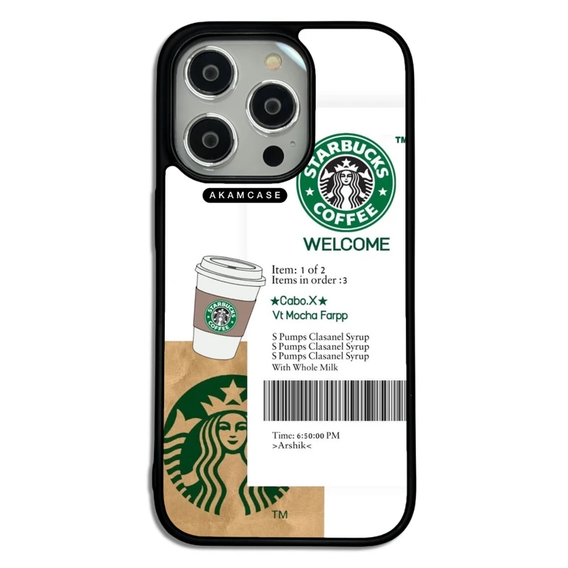 کاور آکام مدل AMCWA14PRO-STARBUCKS5 مناسب برای گوشی موبایل اپل iPhone 14 Pro