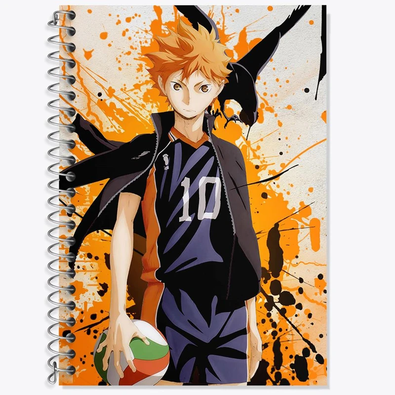 دفتر لغت 50 برگ خندالو مدل هیناتا شویو انیمه هایکیو Haikyu کد 17752