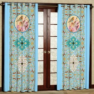 پرده مدل  قناری هازان پانچی کد 4167 سایز 140x200 سانتی متر