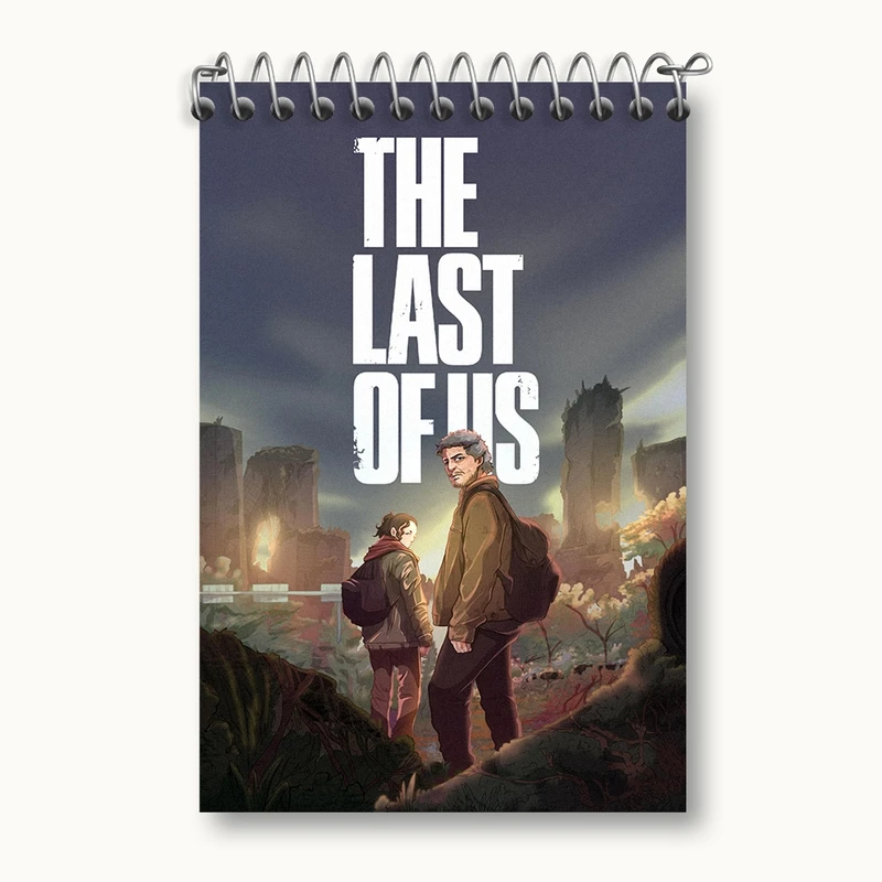 دفتر یادداشت 50 برگ خندالو مدل لست آف آس (The Last Of Us) کد F1589