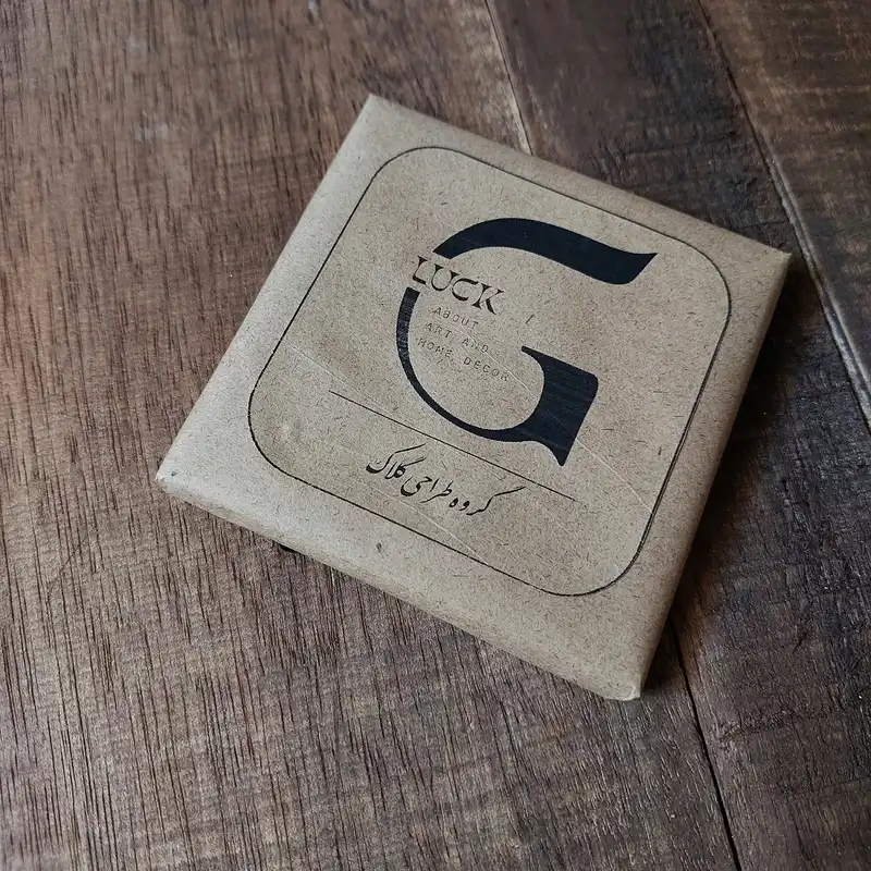 کاشی گلاک مدل تایپوگرافی طرح شعر خیام کد TT157