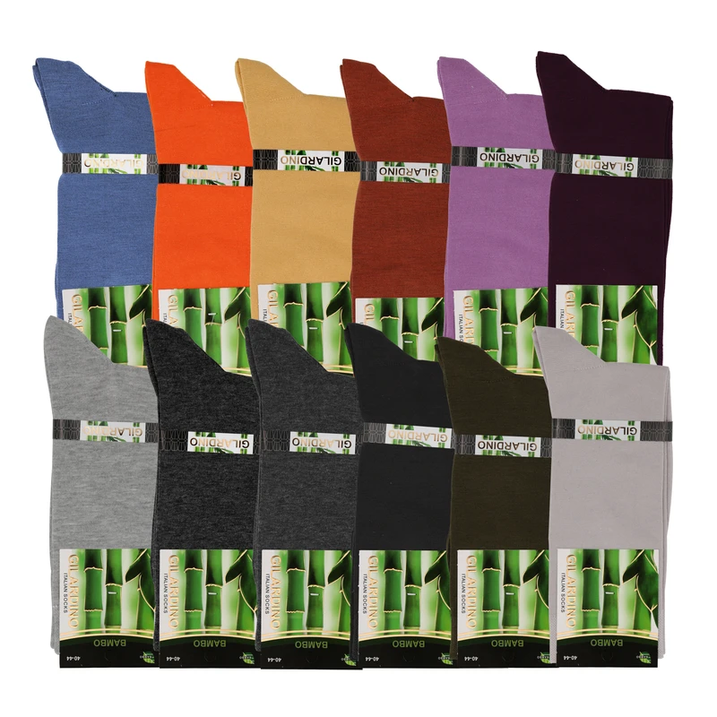 جوراب مردانه جیلاردینو مدل 10641 مجموعه 12 عددی