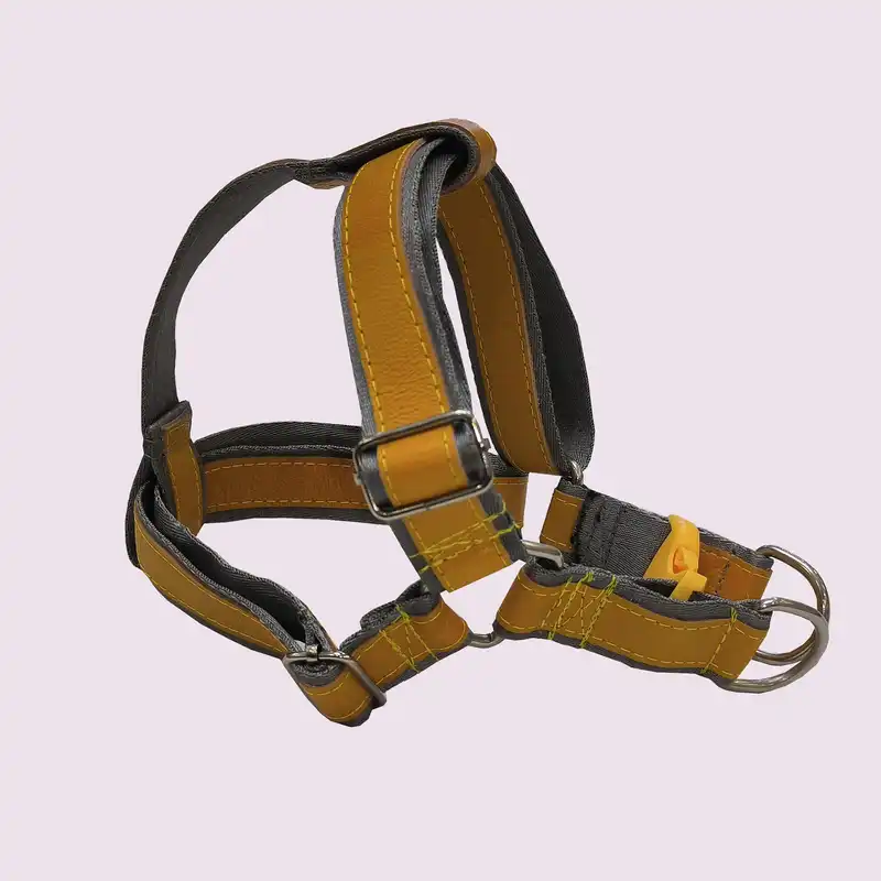 قلاده کتفی سگ مدل چرمی سیمپل کد 7