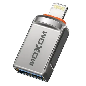 مبدل OTG USB به لایتنینگ موکسوم مدل 802