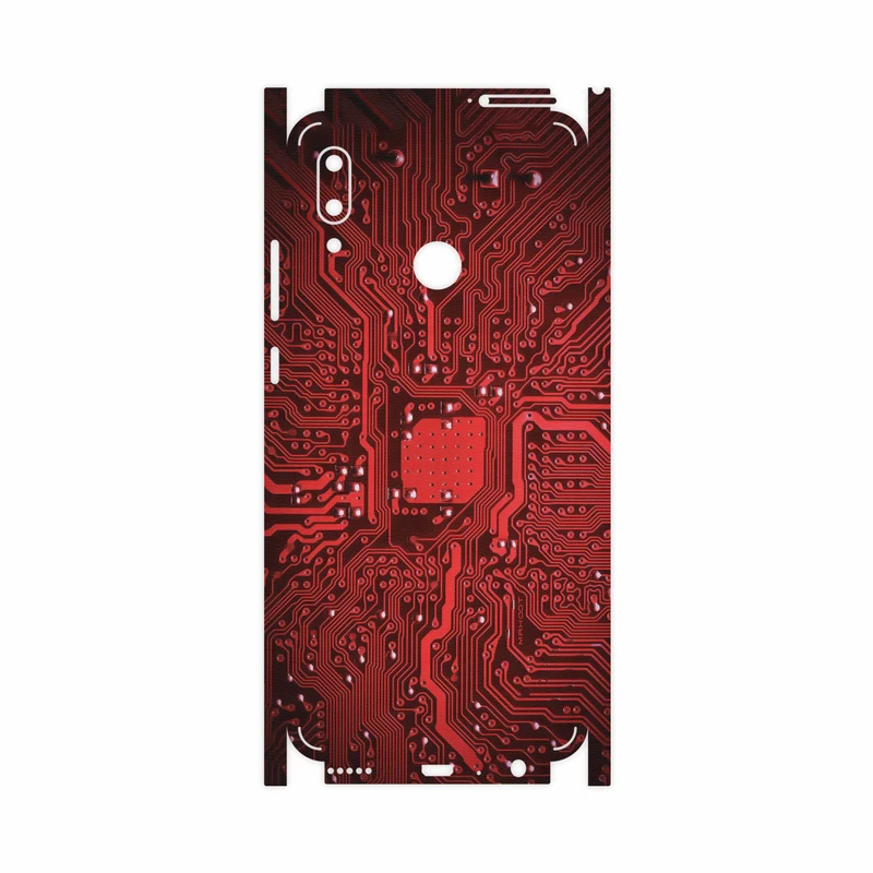 برچسب پوششی ماهوت مدل Red Printed Circuit Board-FullSkin مناسب برای گوشی موبایل هوآوی P Smart 2019