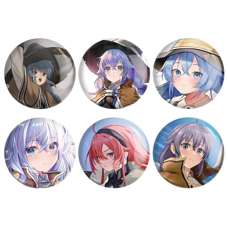 مگنت خندالو طرح انیمه موشوکو تنسی Mushoku Tensei کد 1513B مجموعه 6 عددی