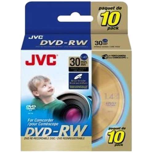 دی وی دی خام جی وی سی مدل VD-W14G10SP  بسته 10 عددی
