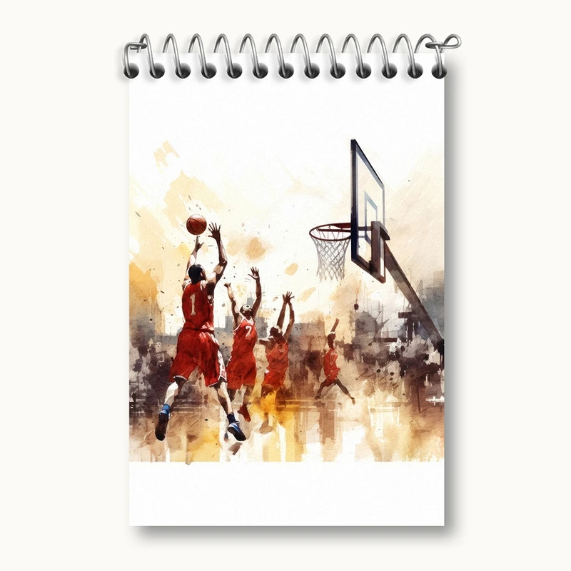 دفتر یادداشت 50 برگ خندالو مدل بسکتبال کد F2559