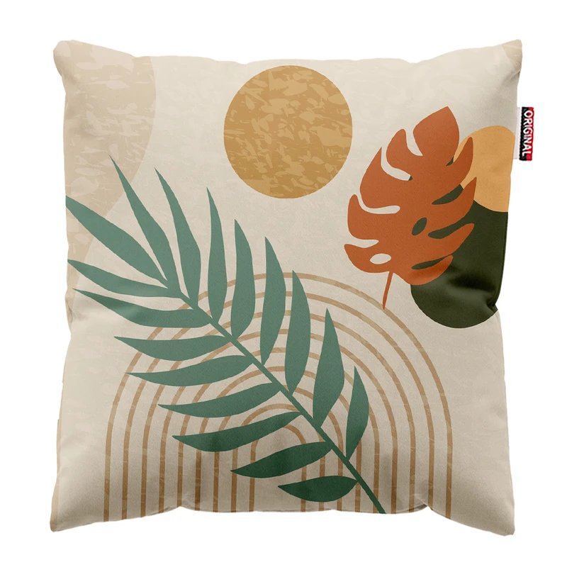 کوسن پاد آفرین مدل بوهو طرح مینیمال کد PK402921 سایز 40*40 سانتی متر