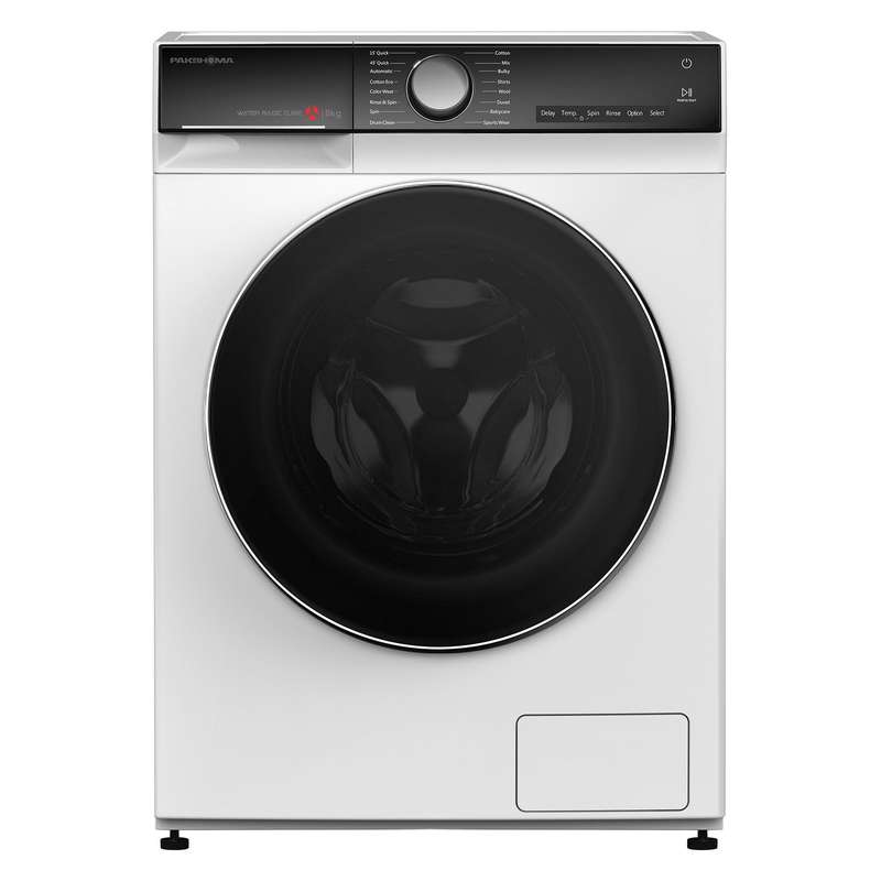ماشین لباسشویی 8 کیلوگرم اتوماتیک پاکشوما مدل BWF 40808 WT
