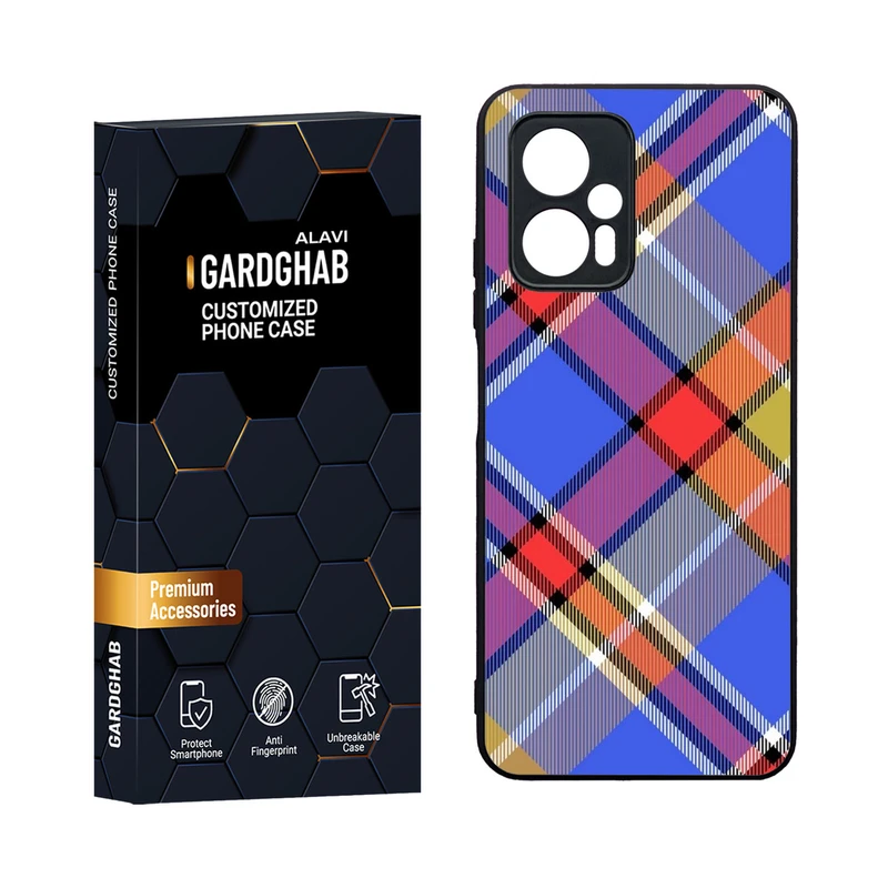 کاور گارد قاب مدل دورژله ای پشت گلس ساده مناسب برای گوشی موبایل شیائومی Poco X4 GT / Redmi Note 11t Pro 5G