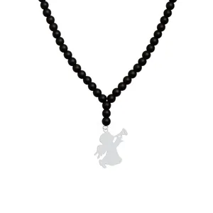 گردنبند نقره زنانه هایکا مدل کودک فرشته n.ha1 - 343