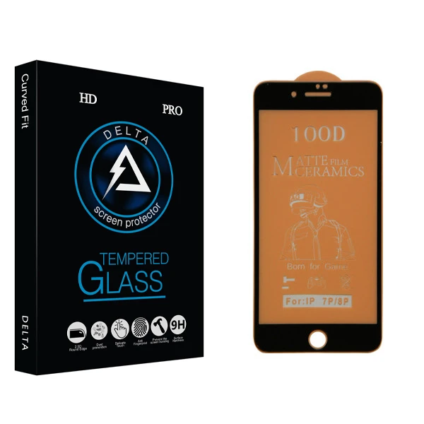 محافظ صفحه نمایش مات دلتا مدل Fit مناسب برای گوشی موبایل اپل iphone 7 Plus/ 8 Plus