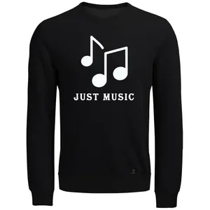 سویشرت مردانه 27 مدل JUST MUSIC کد V24 رنگ مشکی