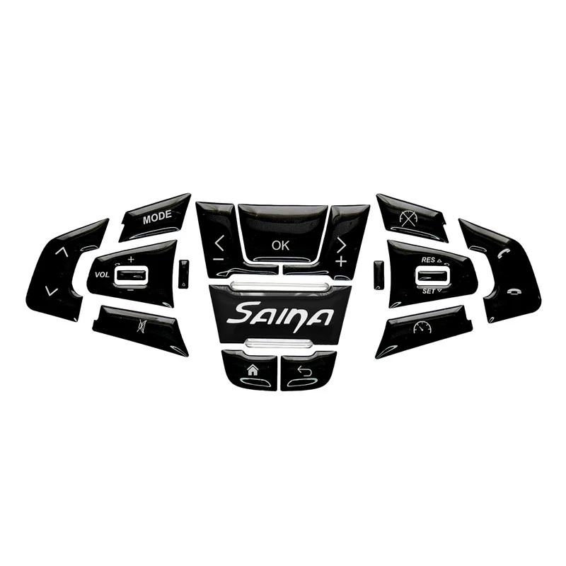 ماکت و محافظ کلیدهای کروز و مدیا فرمان چیکال مدل P-887-SAINAA مناسب برای ساینا اس مجموعه 16عددی