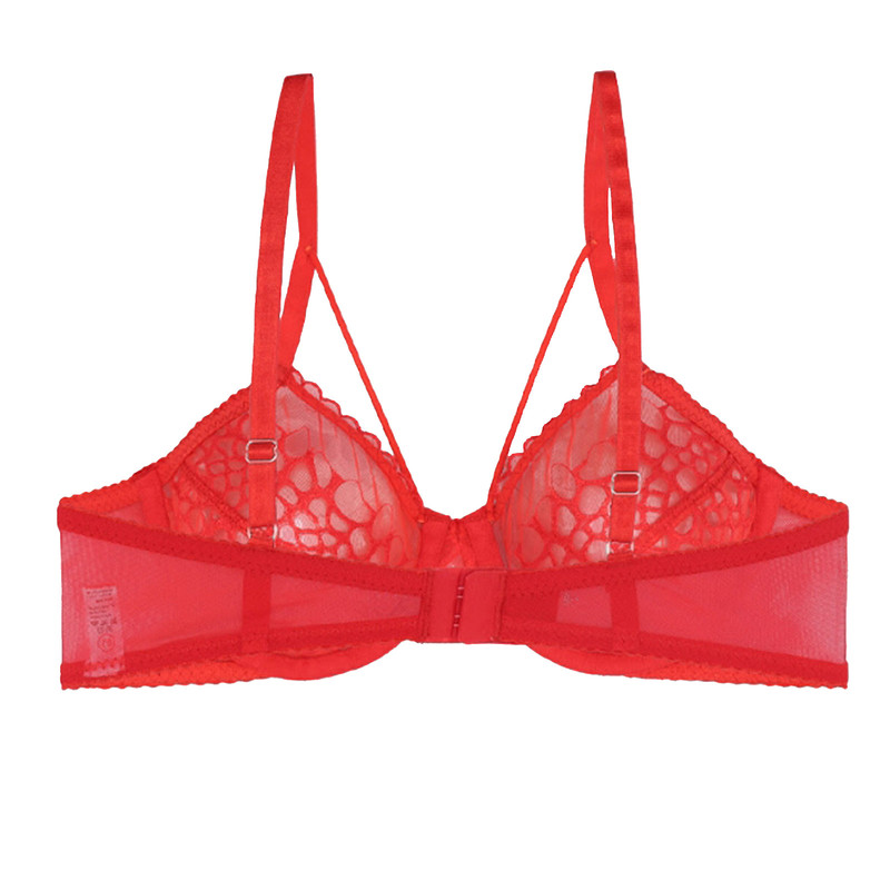 سوتین زنانه میسا مدل شقایق کد 7090 رنگ قرمز