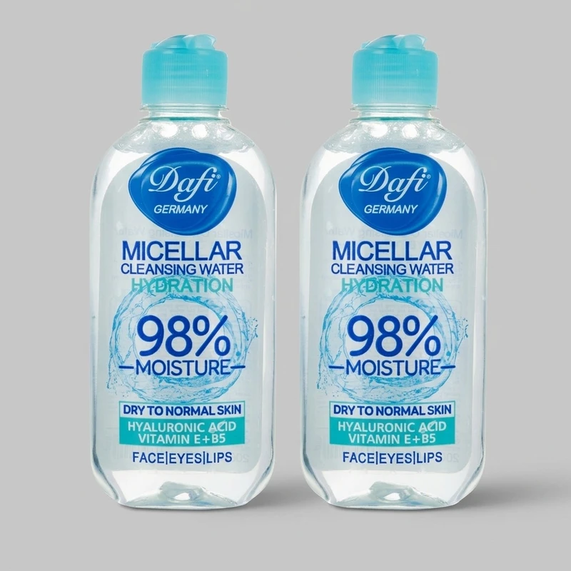 آب پاک کننده صورت دافی مدل Hydration حجم 200 میلی لیتر مجموعه 2 عددی