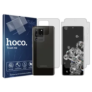 Hoco screen protector HyGEL model suitable for Samsung Galaxy S20 Ultra mobile phone along with back protector