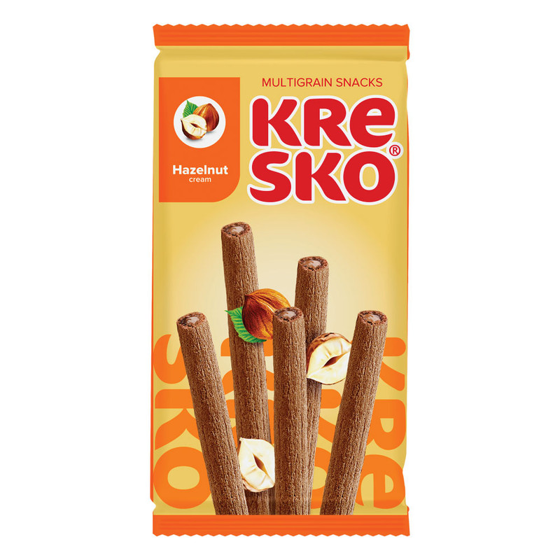 بیسکوئیت قلمی با مغز کرم قندوق کریسکو - 140 گرم