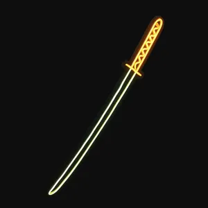 چراغ دیواری مدل شمشیر کاتانا