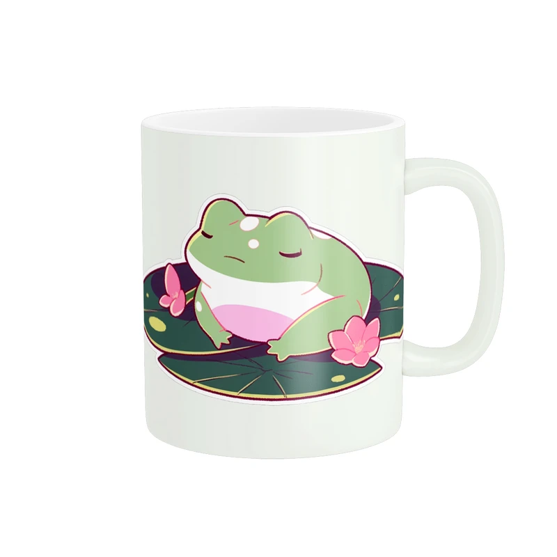 ماگ پاد آفرین طرح قورباغه کیوت کد 890