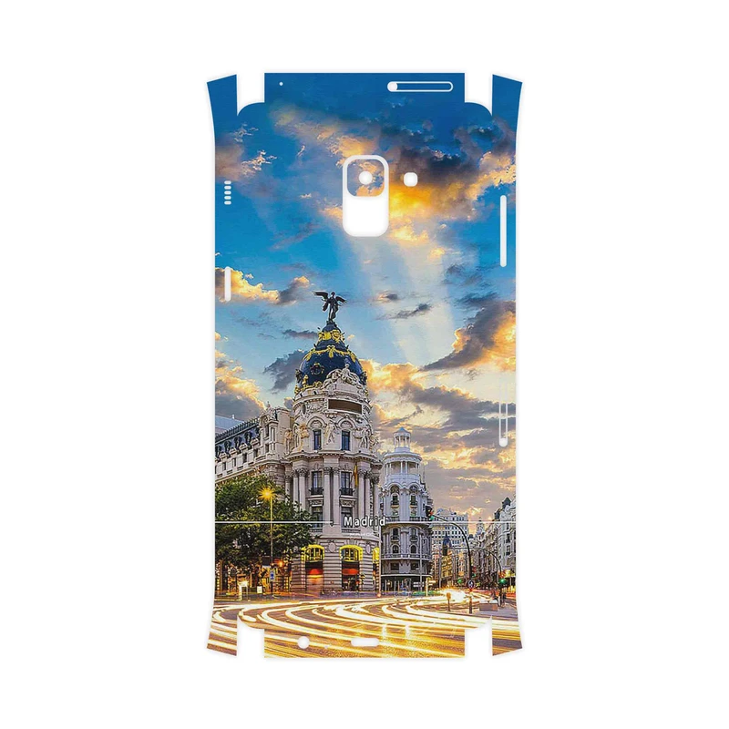 برچسب پوششی ماهوت مدل City of Madrid-FullSkin مناسب برای گوشی موبایل سامسونگ Galaxy A8 Plus 2018