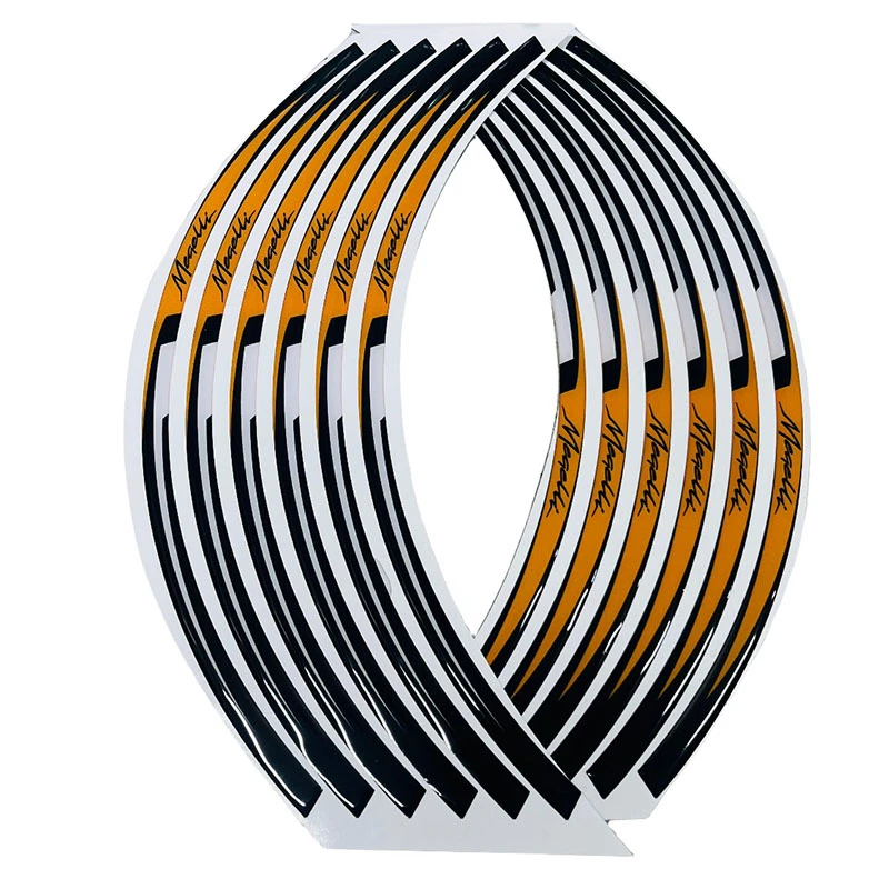 برچسب دور رینگ موتور سیکلت وارون مدل ژله ای کد W-60 مناسب برای مگلی بسته 12 عددی
