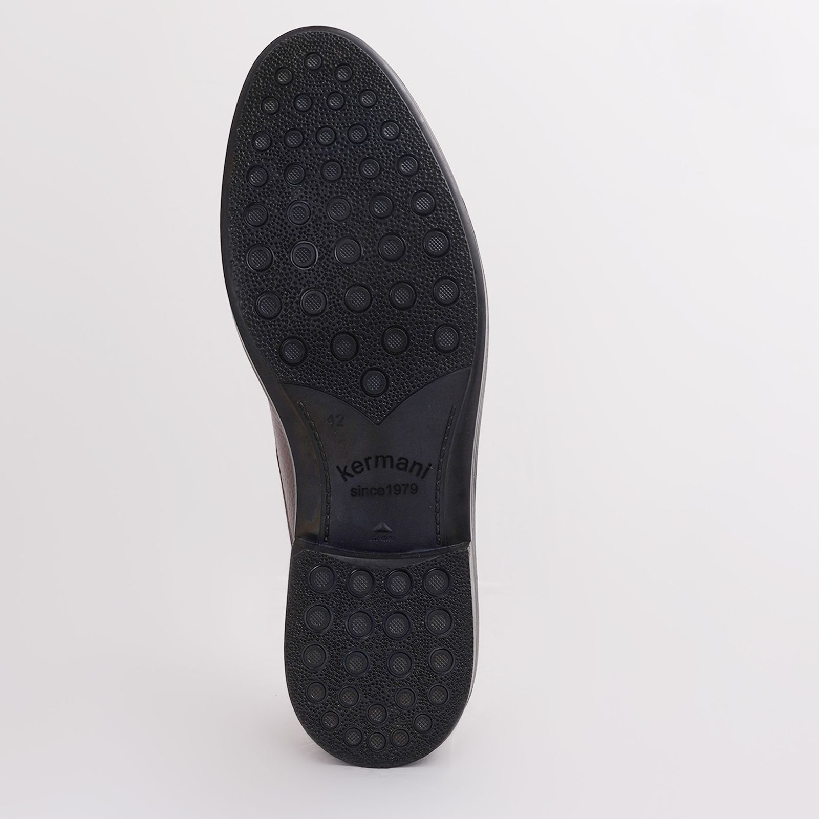کفش مردانه کرمانی مدل چرم طبیعی کد 1082 رنگ قهوه ای -  - 8