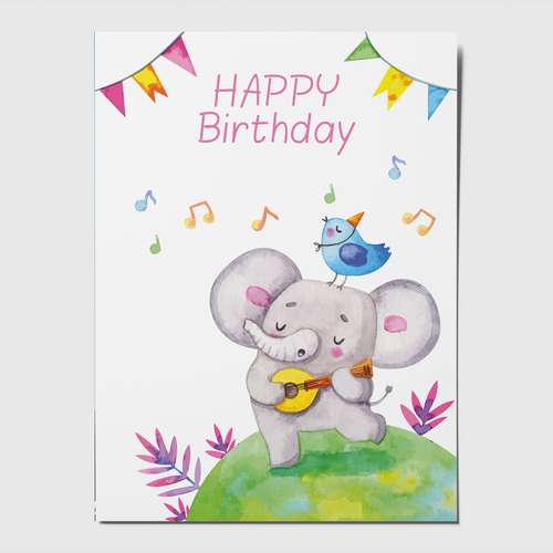 کارت پستال مدل تبریک تولد کد STH0-1