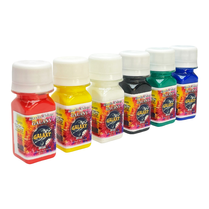 رنگ اکریلیک گلکسی مدل base حجم 50 میلی لیتر