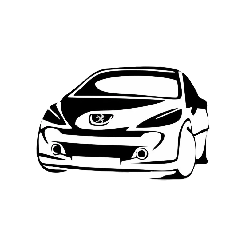 برچسب لپتاب مدل ماشین 207 فرانسوی کد3681