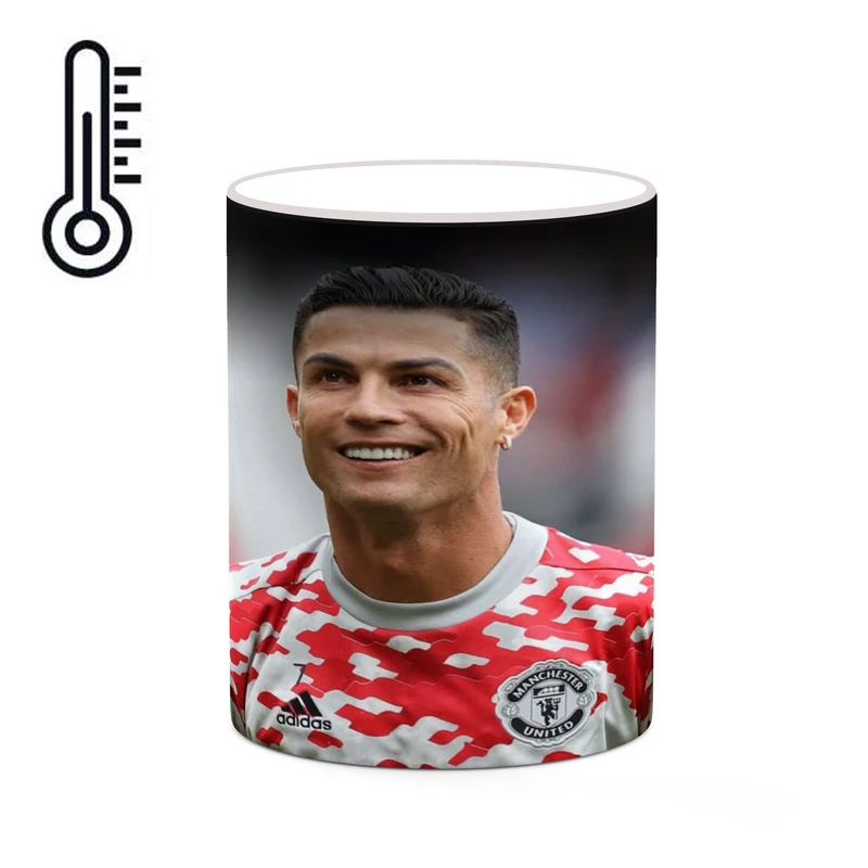 ماگ حرارتی کاکتی طرح Ronaldo رونالدو مدل mgh43009