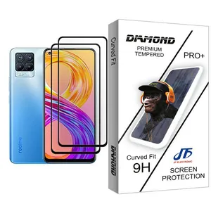 JF Diamond Glass MIX002 Screen Protector For Realme 8 Pro Pack Of 2