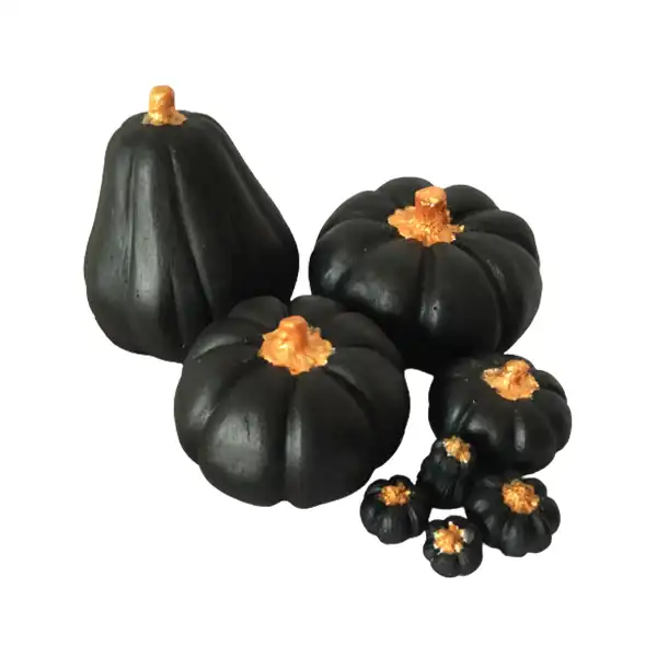 میوه تزئینی مدل کدو تنبل پاییزی کد 647 مجموعه 8 عددی