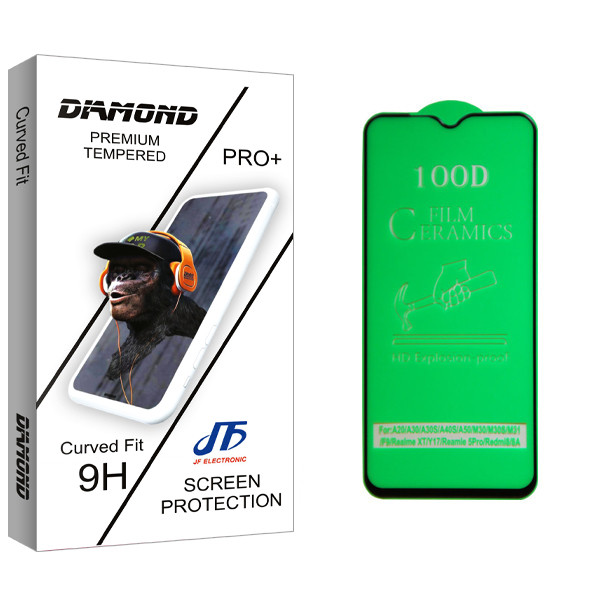 محافظ صفحه نمایش جی اف مدل Diamond glass مناسب برای گوشی موبایل سامسونگ Galaxy A50/A50S