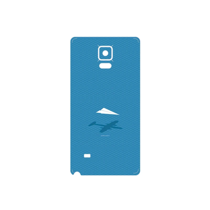 برچسب پوششی ماهوت مدل Minimal Paper Airplane مناسب برای گوشی موبایل سامسونگ Galaxy Note 4