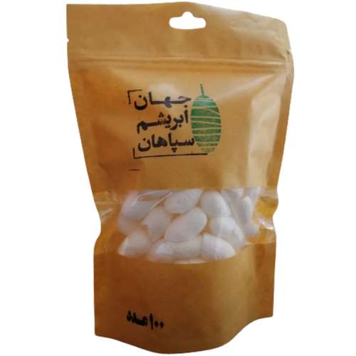پیله ابریشم جهان ابریشم سپاهان مدل CP-100 بسته 100 عددی
