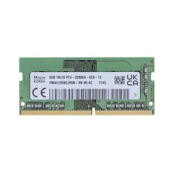 رم لپ تاپ DDR4 تک کاناله 3200 مگاهرتز CL22 اس کی هاینیکس مدل PC4-3200AA ظرفیت 8 گیگابایت