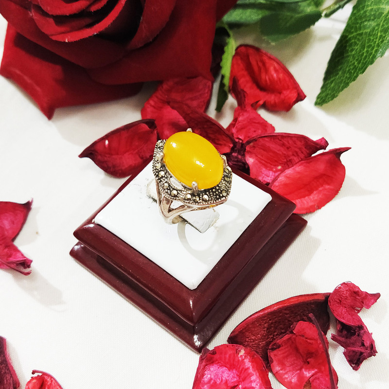 انگشتر نقره زنانه سلین کالا مدل شرف الشمس ce-As101