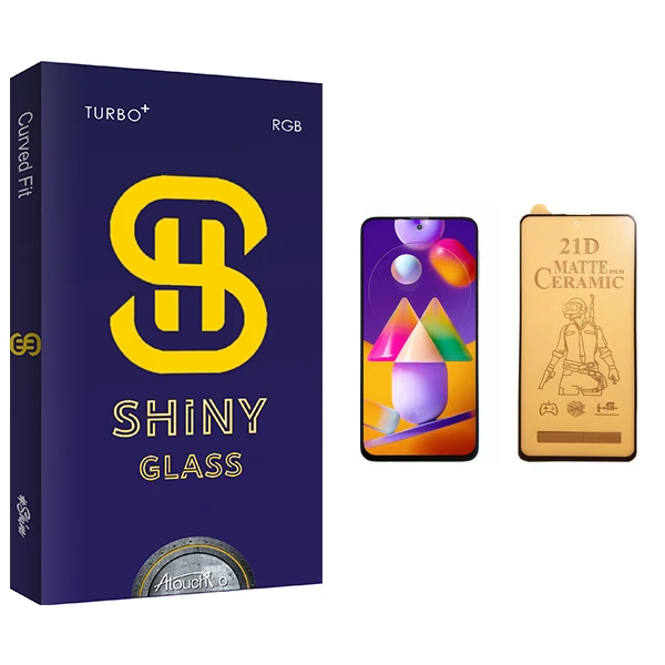 محافظ صفحه نمایش سرامیکی آتوچبو مدل Shiny Glass مناسب برای گوشی موبایل سامسونگ Galaxy M31s