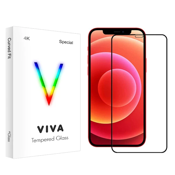 محافظ صفحه نمایش ویوا مدل 4K مناسب برای گوشی موبایل اپل Iphone 12
