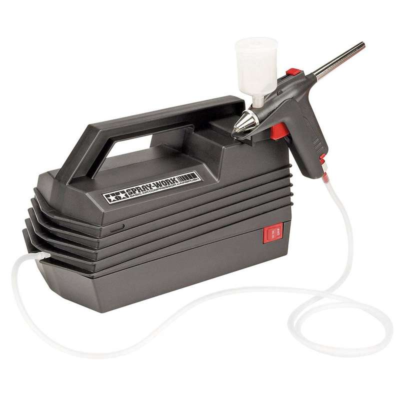 ایربراش و کمپرسور تامیا مدل Spray-Work