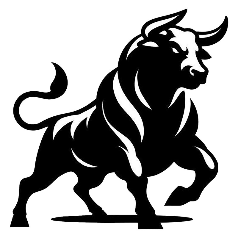 استیکر لپتاپ مدل گاو کد 3681