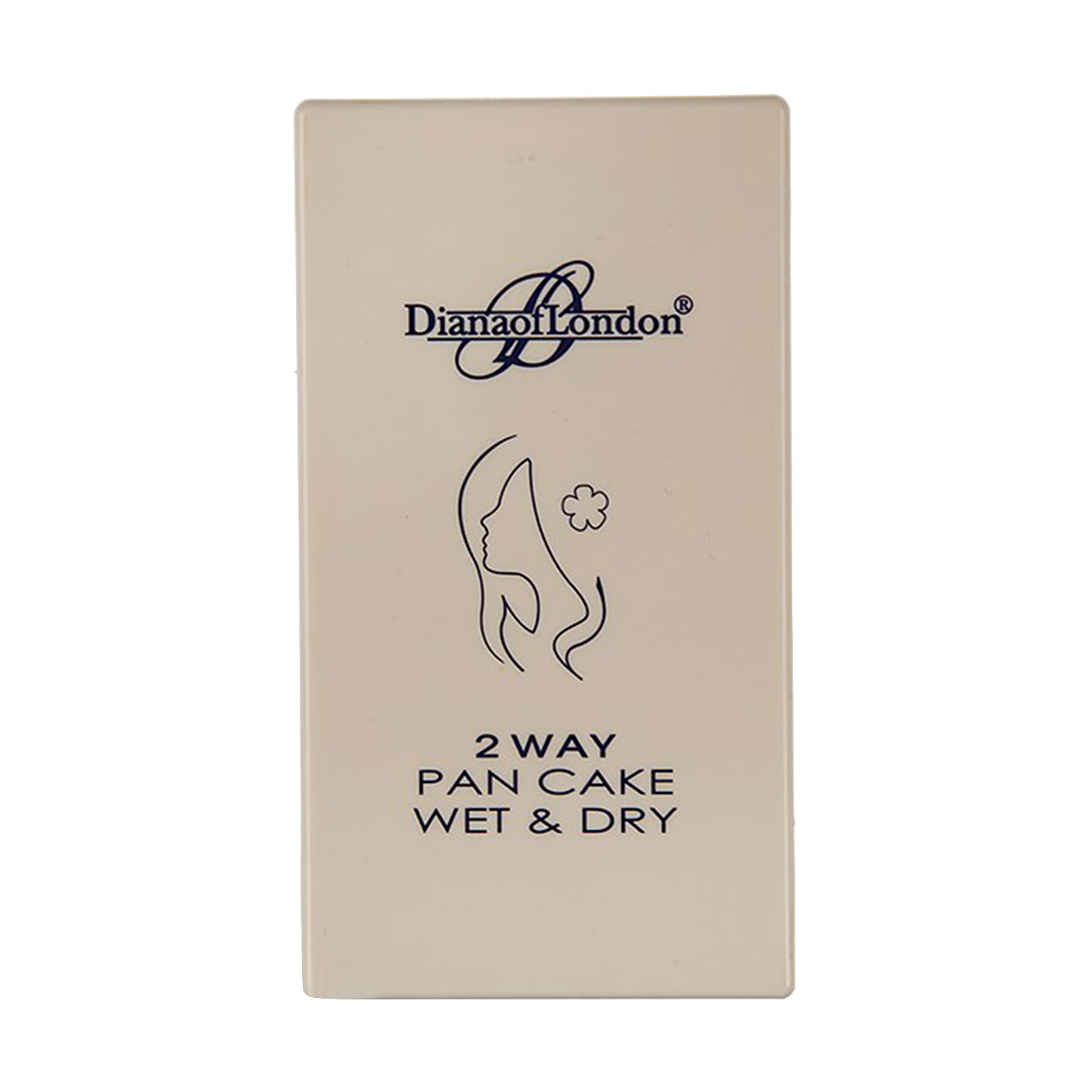 پنکیک دایانا آف لاندن سری 2Way Pan Cake Wet and Dry مدل Deep Rose شماره 114