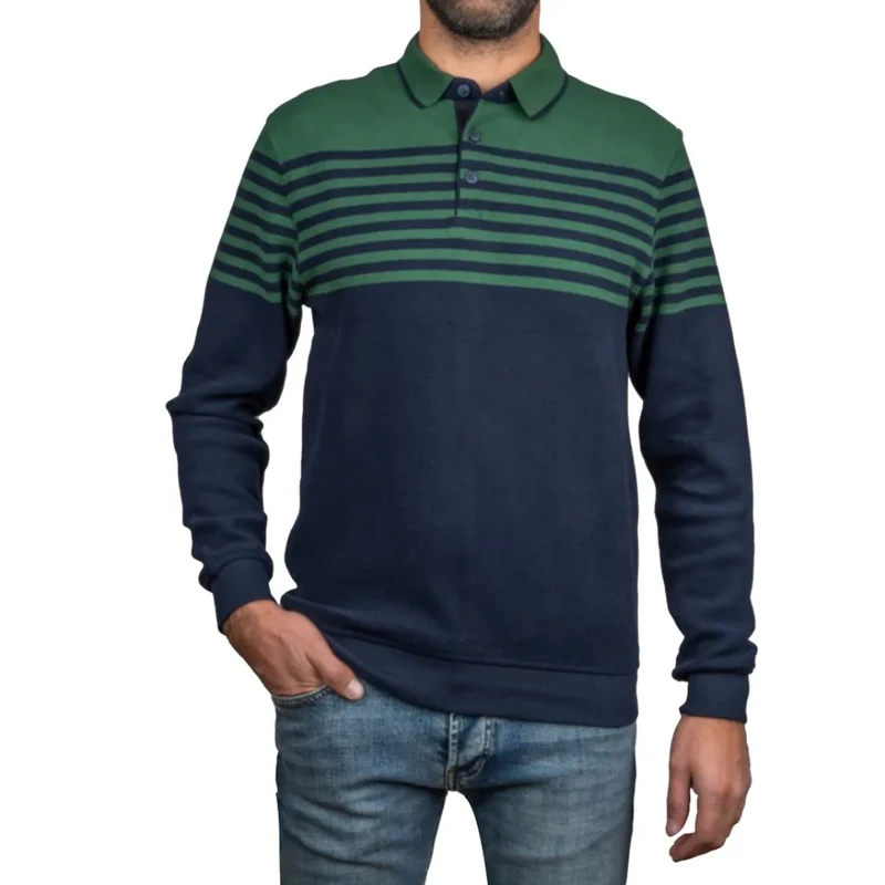 پلیور یقه برگردان مردانه وینترهارت مدل M2064008ST