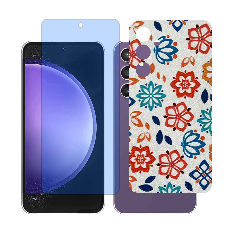 محافظ صفحه نمایش آنتی بلو گلس مدل Together مناسب برای گوشی موبایل سامسونگ Galaxy A55 به همراه برچسب پوششی 