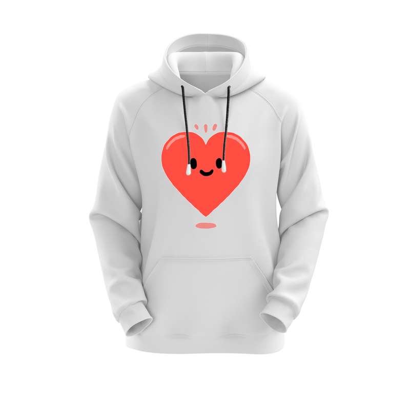 هودی زنانه مدل قلب کد E 1043